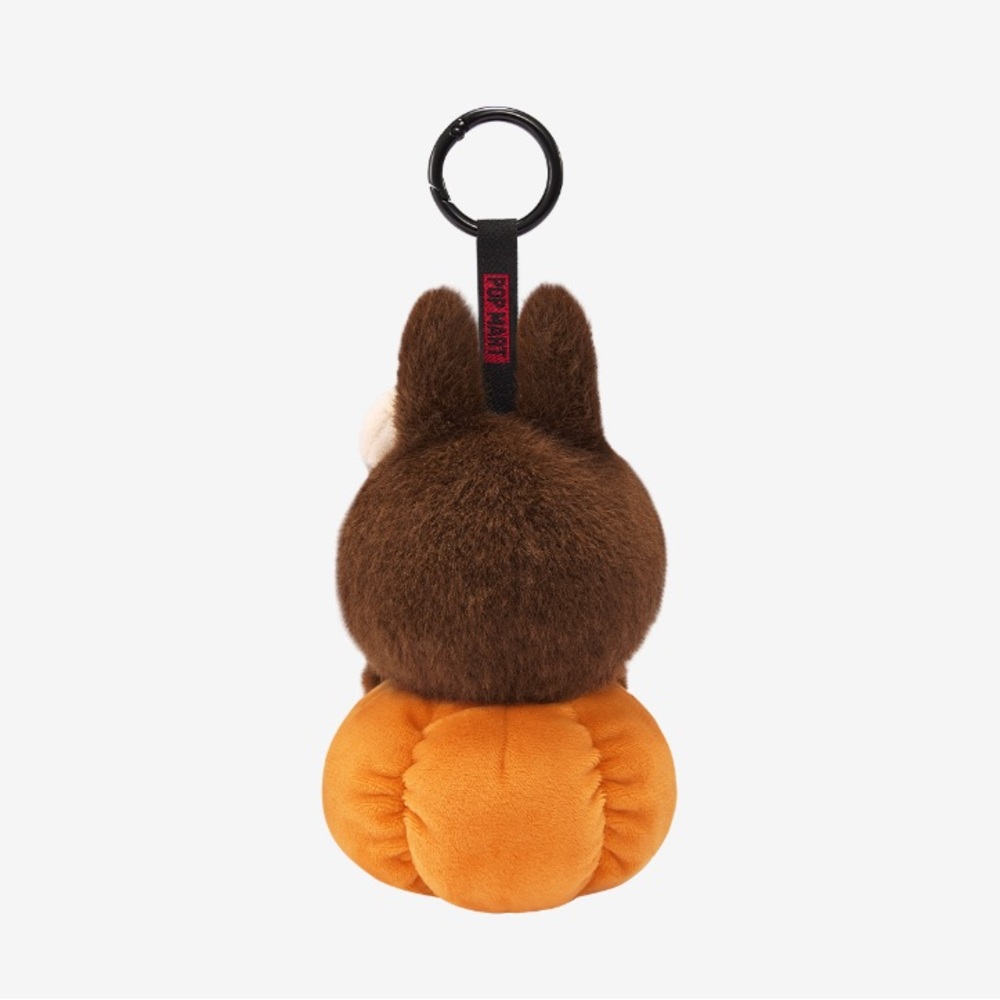 Authentic Pop Mart Labubu Halloween Pumpkin Vinyl Plush Pendant - Picture 4 of 11